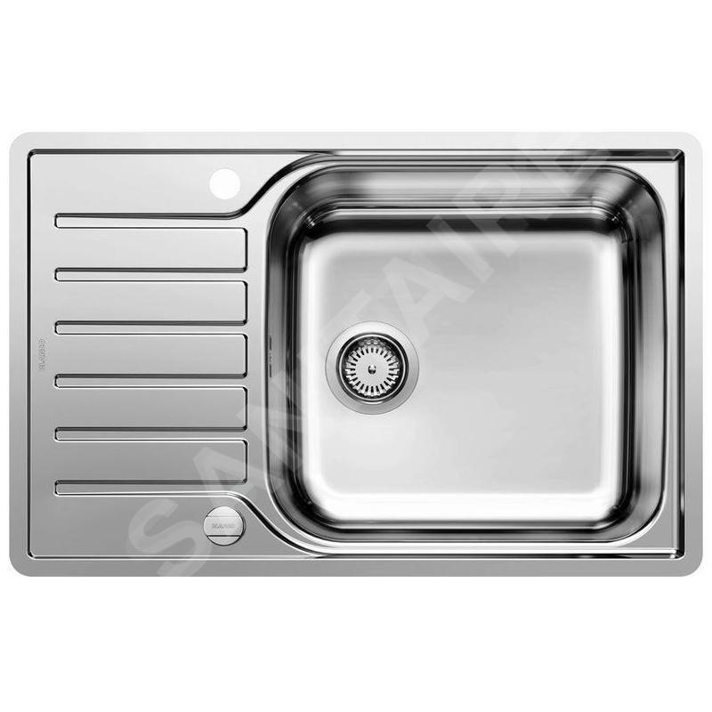 Blanco Lantos XL 6 - Évier, 780x500 mm, avec commande du vidage, inox brossé 523140