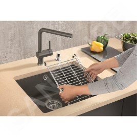 Blanco Accessoires - Grille d'évier, 251x384 mm, inox 234795