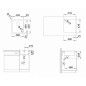 Blanco Solis 340 - Évier, 380x440 mm, inox brossé 526116 Blanco Solis 340 - Évier, 380x440 mm, inox brossé 526116