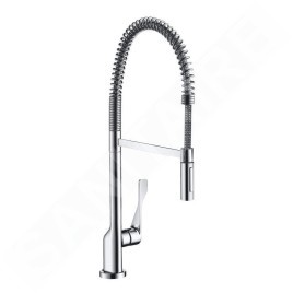 Axor Citterio - Mitigeur d’évier Semi-Pro avec douchette extractible, chrome 39840000