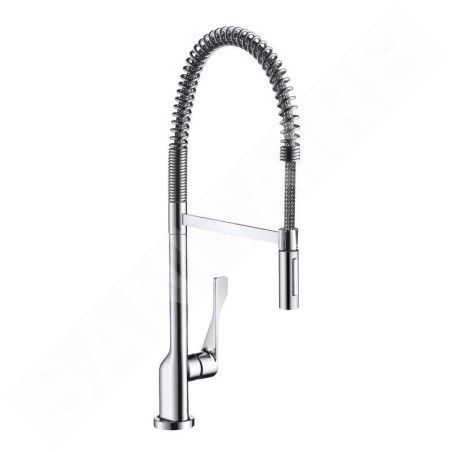 Axor Citterio - Mitigeur d’évier Semi-Pro avec douchette extractible, chrome 39840000