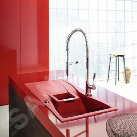 Axor Citterio - Mitigeur d’évier Semi-Pro avec douchette extractible, chrome 39840000
