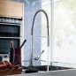 Axor Citterio - Mitigeur d’évier Semi-Pro avec douchette extractible, chrome 39840000