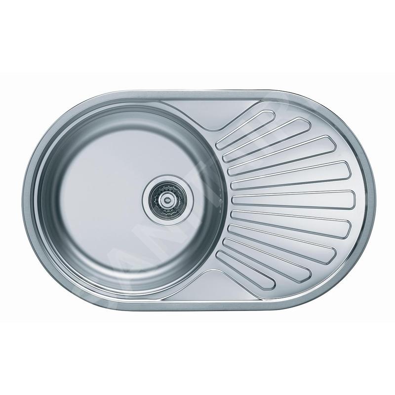 Alveus Ciklo - Évier 740x440mm, inox 1123986