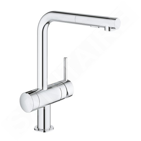 Grohe Minta - Mitigeur d'évier avec douchette extractible, chrome 31558000