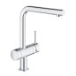 Grohe Minta - Mitigeur d'évier avec douchette extractible, chrome 31558000