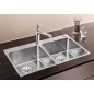 Blanco Andano 400 - Évier 865x500 mm avec commande excentrique PushControl, inox 525249 Blanco Andano 400 - Évier 865x500 mm avec commande excentrique PushControl, inox 525249