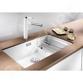 Blanco Subline 700 - Évier en silgranit, 730x460 mm, avec accessoires, InFino, blanc 523456