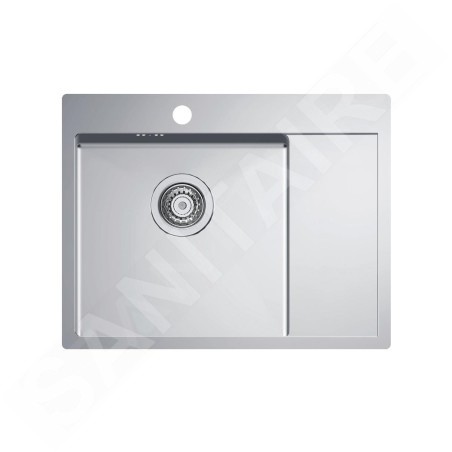 Alveus Quarto - Évier 615x480 mm, gauche, inox 1124383
