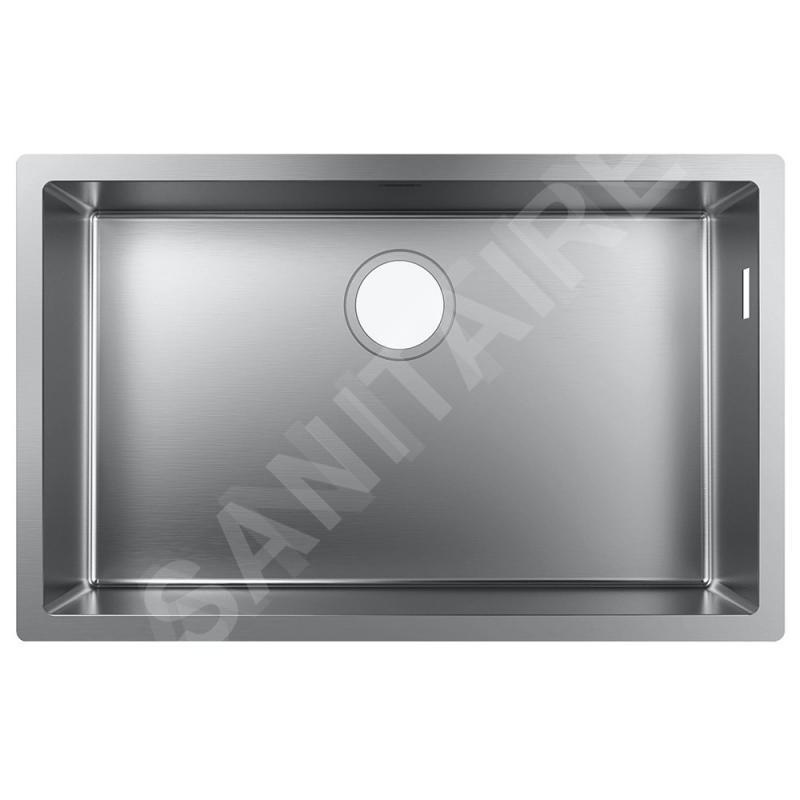 Hansgrohe Éviers - Evier encastré S719-U660, inox 43428800 Hansgrohe Éviers - Evier encastré S719-U660, inox 43428800
