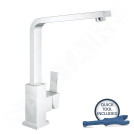 Grohe Sail Cube - Mitigeur d'évier, chrome 31393000