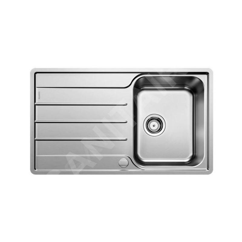 Blanco Lemis 45 - Évier, 860x500 mm, avec commande du vidage, inox brossé 523031