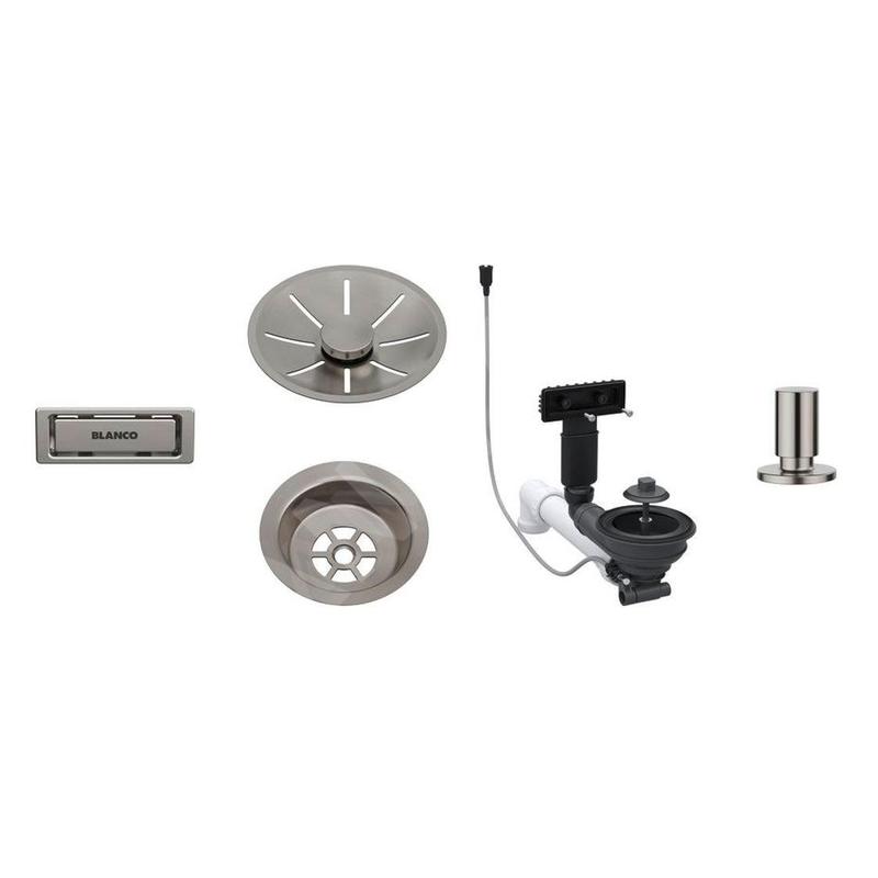 Blanco Accessoires - Kit de vidage InFino, avec commande excentrique, platine 207435