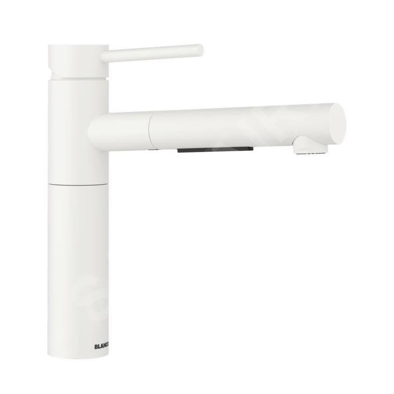 Blanco Alta II - Mitigeur d’évier avec douchette extractible, blanc 527552
