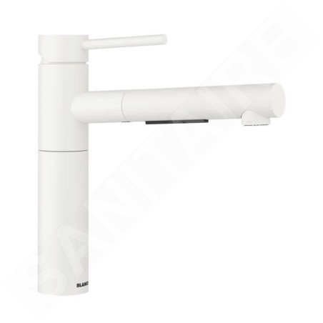 Blanco Alta II - Mitigeur d’évier avec douchette extractible, blanc 527552