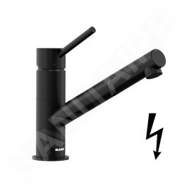 Blanco Kano S - Mitigeur d'évier avec bec extractible, noir mat 527653