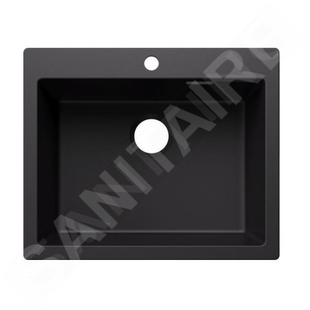 Blanco Pleon 6 - Évier en silgranit, 62x51 cm, noir 527770