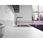 Hansgrohe M54 - Mitigeur d’évier Talis avec douchette extractible, chrome noir brossé 72808340