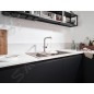Hansgrohe M54 - Mitigeur d’évier Talis avec douchette extractible, chrome noir brossé 72808340