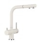 Blanco Fontas S II - Mitigeur d'évier avec bec extractible et fonction filtrante, blanc doux 526947