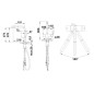 Blanco Fontas S II - Mitigeur d'évier avec bec extractible et fonction filtrante, blanc doux 526947