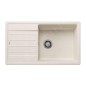 Blanco Legra XL 6 - Évier en silgranit, 860x500, blanc doux 527091