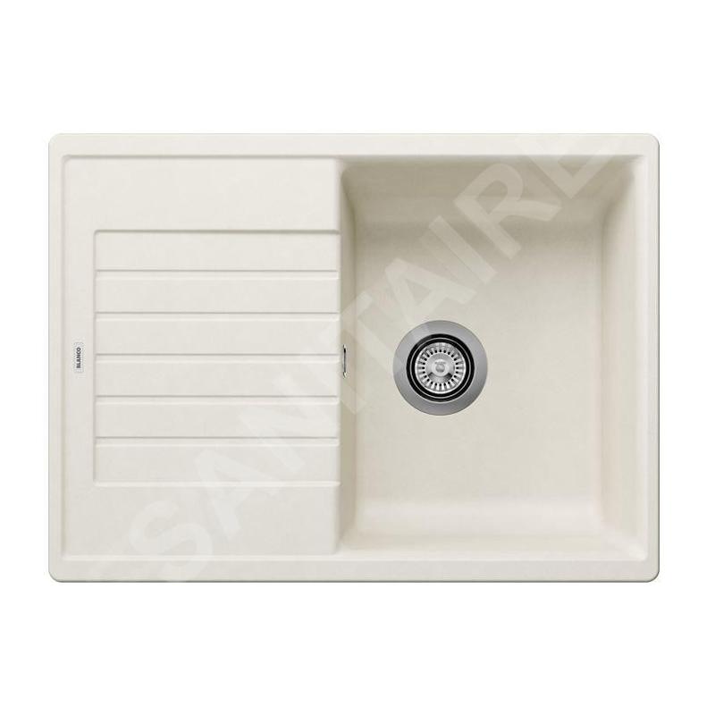 Blanco Zia 45 - Évier en silgranit, 680x500 mm, blanc doux 527197