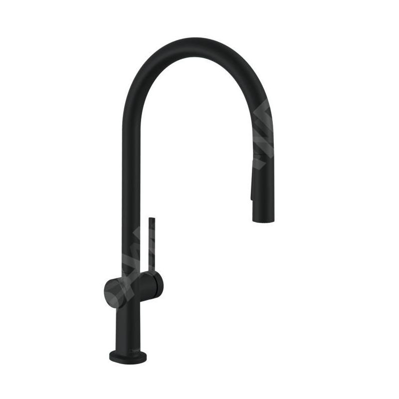 Hansgrohe M54 - Mitigeur d’évier Talis avec douchette extractible, EcoSmart, noir mat 72842670