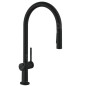 Hansgrohe M54 - Mitigeur d’évier Talis avec douchette extractible, EcoSmart, noir mat 72842670