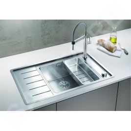 Blanco Andano - Évier 860x500 mm avec accessoires, InFino, inox 523001