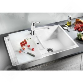 Blanco Metra 45 - Évier en Silgranit, 780x500 mm, blanc 513187