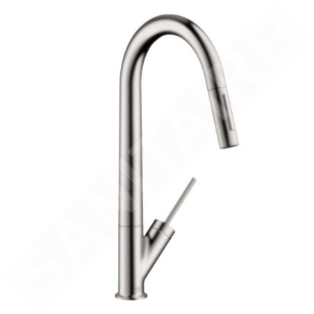 Axor Starck - Mitigeur d’évier, aspect inox 10821800