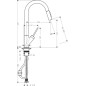 Axor Starck - Mitigeur d’évier, aspect inox 10821800