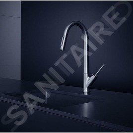Axor Starck - Mitigeur d’évier, aspect inox 10821800