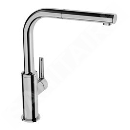 Hansa Ronda - Mitigeur d’évier avec douchette extractible, chrome 54912273