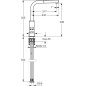 Hansa Ronda - Mitigeur d’évier avec douchette extractible, chrome 54912273 Hansa Ronda - Mitigeur d’évier avec douchette extractible, chrome 54912273