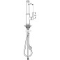 Hansa Ronda - Mitigeur d’évier avec douchette extractible, chrome 54912273 Hansa Ronda - Mitigeur d’évier avec douchette extractible, chrome 54912273