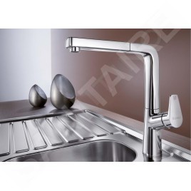 Blanco Avona S - Mitigeur d’évier avec douchette extractible, chrome 521277