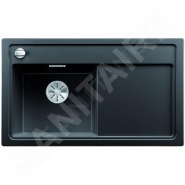 Blanco Zenar 45 - Évier en silgranit, 860x510 mm, avec commande de vidage, noir 526034