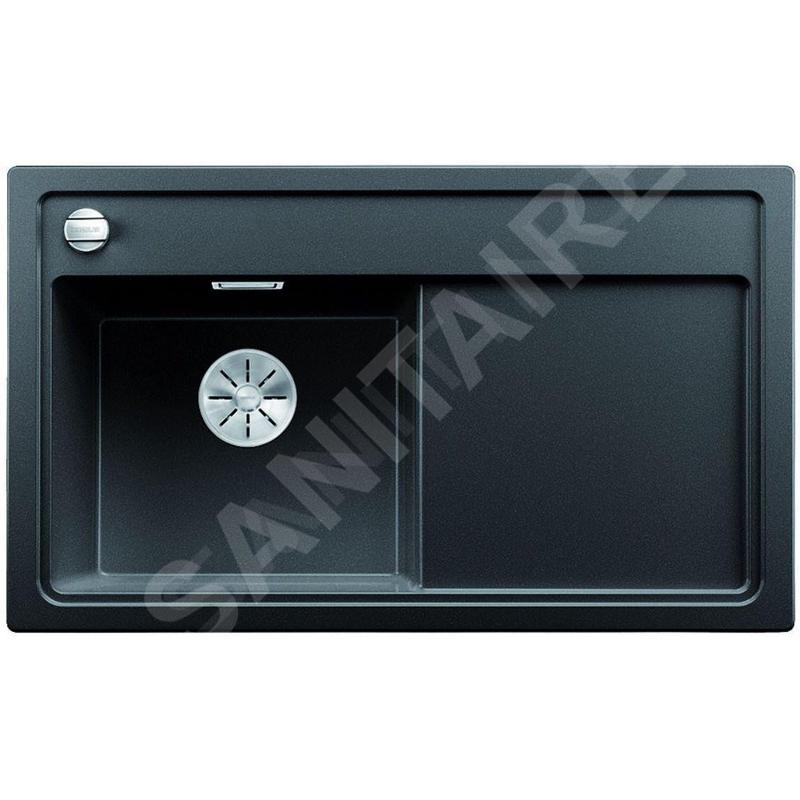 Blanco Zenar 45 - Évier en silgranit, 860x510 mm, avec commande de vidage, noir 526034