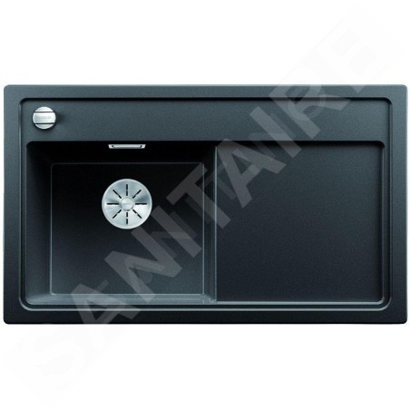 Blanco Zenar 45 - Évier en silgranit, 860x510 mm, avec commande de vidage, noir 526034
