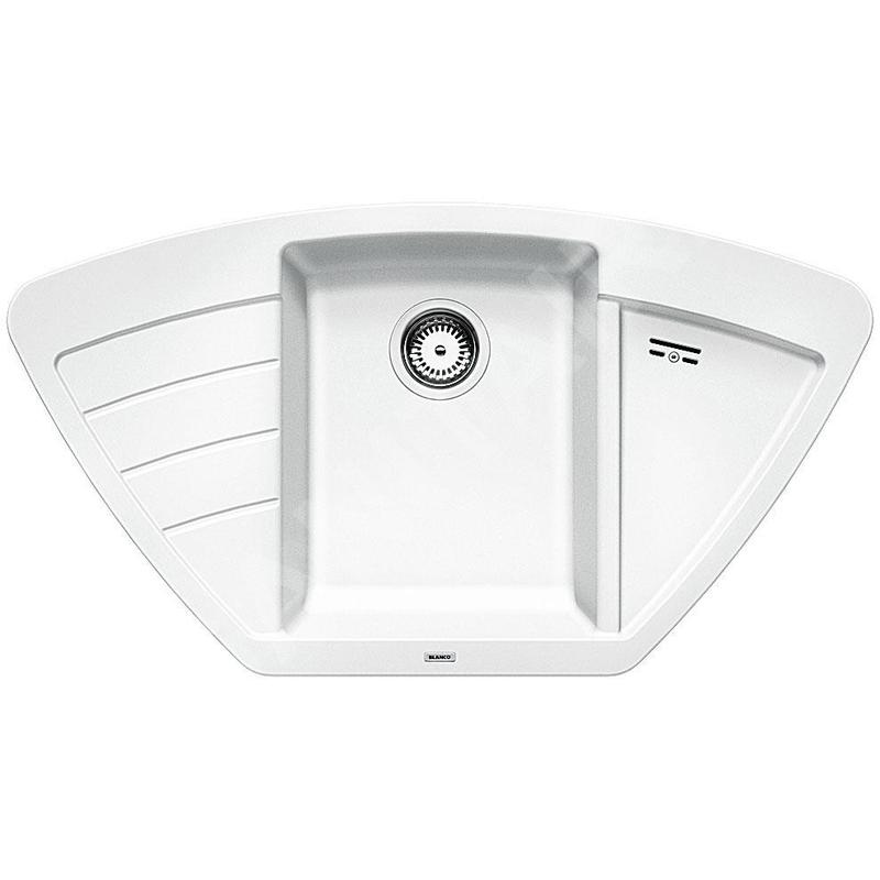 Blanco Zia 9 - Évier en silgranit, 930x510 mm, blanc 514758