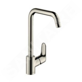 Hansgrohe Focus M41 - Mitigeur d'évier Focus, EcoSmart, simili inox 31821800