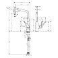 Hansgrohe Metris New - Mitigeur de cuisine 320 avec douchette extractible, aspect inox 14820800