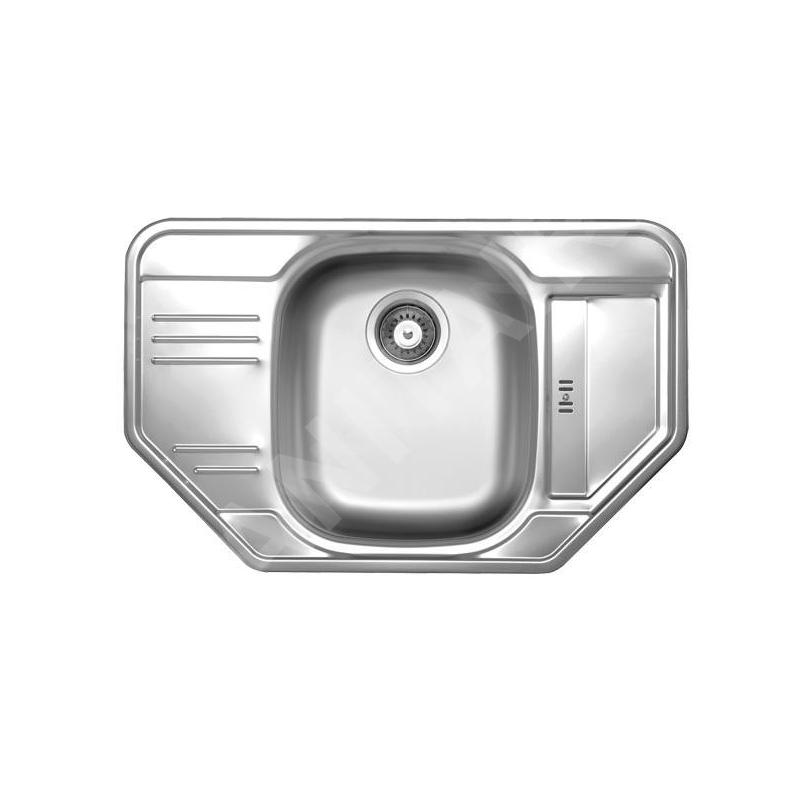 Novaservis Éviers - Évier, 490x780 mm avec trop-plein, inox DR49/78R Novaservis Éviers - Évier, 490x780 mm avec trop-plein, inox DR49/78R