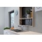 Hansgrohe Focus M42 - Mitigeur d'évier M427-H150 ECO, avec bec extractible, EcoSmart, chrome 71865000