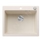 Blanco Pleon 6 - Évier en Silgranit, 615x510 mm, avec commande du vidage, InFino, blanc doux 527136