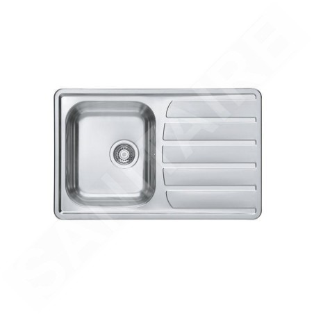 Alveus Zoom Maxim - Évier 790x500 mm, inox 1108173