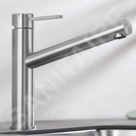 Blanco Ambis - Mitigeur d’évier, acier brossé 523118
