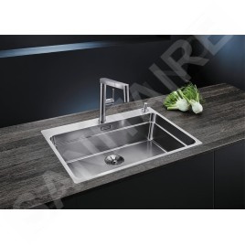 Blanco Panera S - Mitigeur d’évier avec douchette extractible, inox brossé 521547
